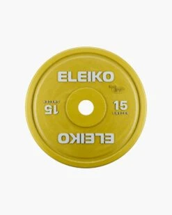 ELEIKO IPF COMPETITION METAL POWERLIFTING DISCS 15 ELEIKO IPF COMPETITION METAL POWERLIFTING DISCS -Pullum 3060350 15 10