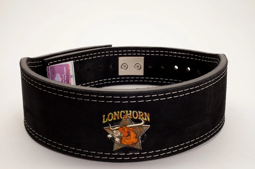 Titan Longhorn Tapered 2.5" X 4" Powerlifting IPF Approved Lever Belt 4 Titan Longhorn Tapered 2.5" X 4" Powerlifting IPF Approved Lever Belt - Image 2