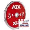 ATX® Calibrated Steel Powerlifting Plates - IPF Approved 1 ATX® Calibrated Steel Powerlifting Plates - IPF Approved -Pullum ATX Steel Calibrated Powerlifting Weight Plates