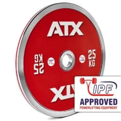 ATX® Calibrated Steel Powerlifting Plates - IPF Approved