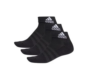 Adidas Cushion Ankle Socks 3PP Black 3 Adidas Cushion Ankle Socks 3PP Black