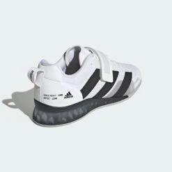 Adidas AdiPower III - White Black 9 Adidas AdiPower III - White Black -Pullum AdipowerIIIWhite5