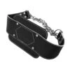 Black Leather Dipping Belt With Chain - Pullum 2 Black Leather Dipping Belt With Chain - Pullum -Pullum Dipping Belt With Chain Black Leather