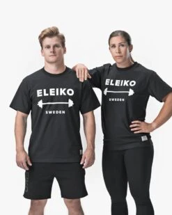 Eleiko T-shirt 1957 Collection - Black - Unisex
