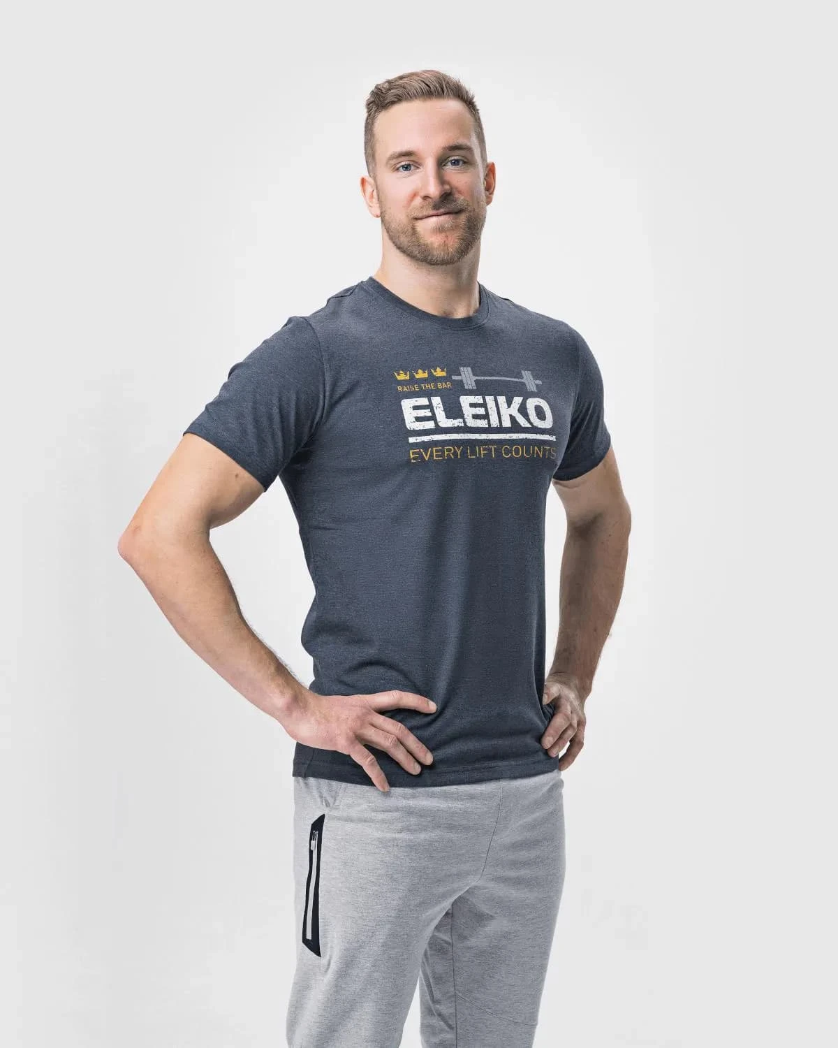 Eleiko Sign T-shirt B - Sky Black 6 Eleiko Sign T-shirt B - Sky Black - Image 4