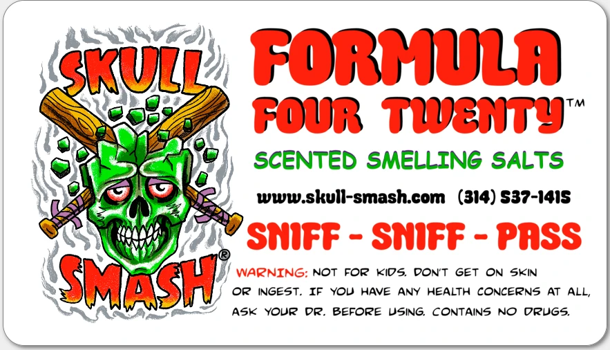 Skull Smash® Formula Four Twenty ™ Gym Smelling Salts 6 Skull Smash® Formula Four Twenty ™ Gym Smelling Salts - Image 4