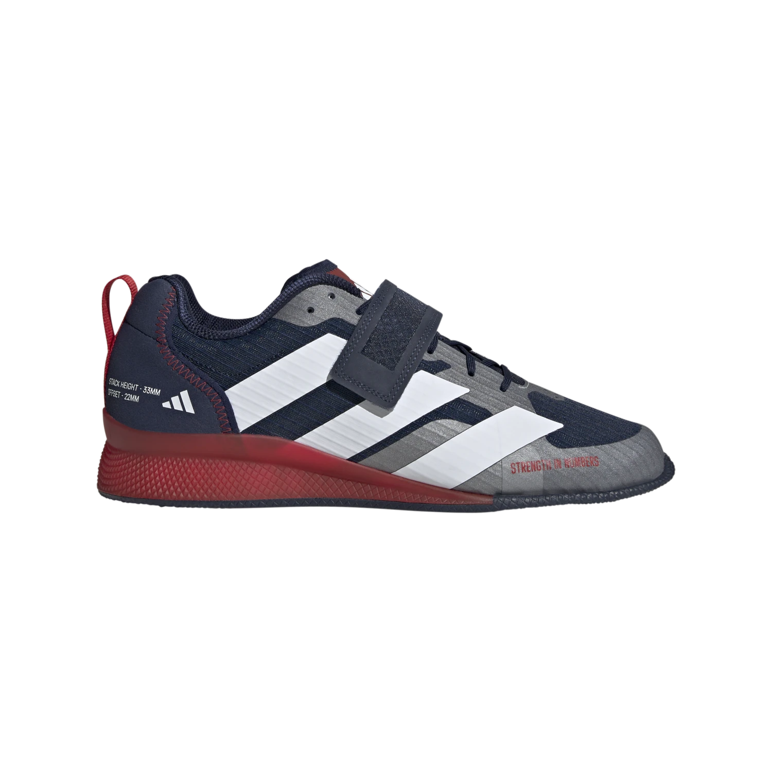 Adidas AdiPower III - Navy Red 3 Adidas AdiPower III - Navy Red