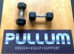 HEX Solid Rubber Dumbbells Pairs