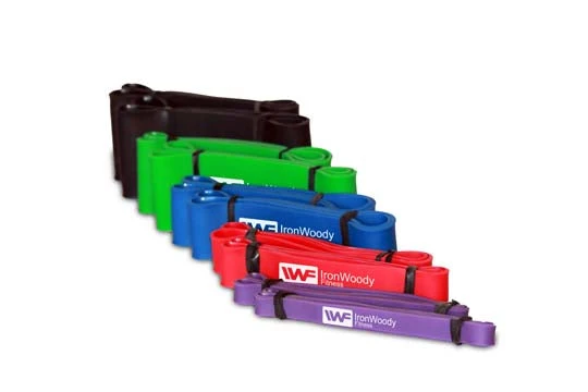 Iron Woody Fitness 12" Resistance Bands 3 Iron Woody Fitness 12" Resistance Bands