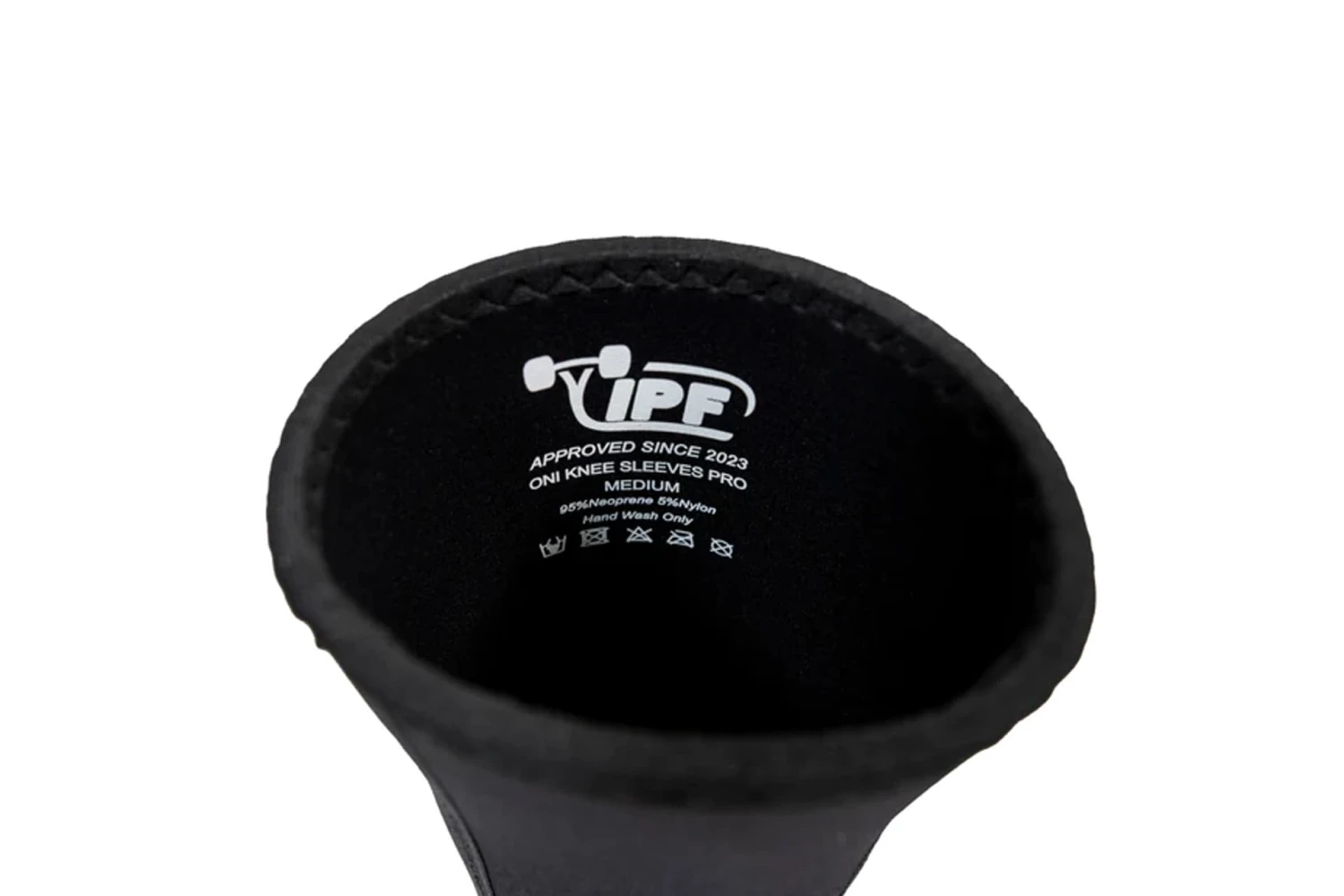 Oni Bukiya PRO Stiff Powerlifting Knee Sleeves - 7mm, IPF Approved (sold As Pairs) 6 Oni Bukiya PRO Stiff Powerlifting Knee Sleeves - 7mm, IPF Approved (sold As Pairs) - Image 4