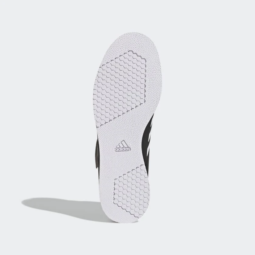 Adidas Power Perfect 3 Weightlifting Shoes - Black/White 5 Adidas Power Perfect 3 Weightlifting Shoes - Black/White - Image 4