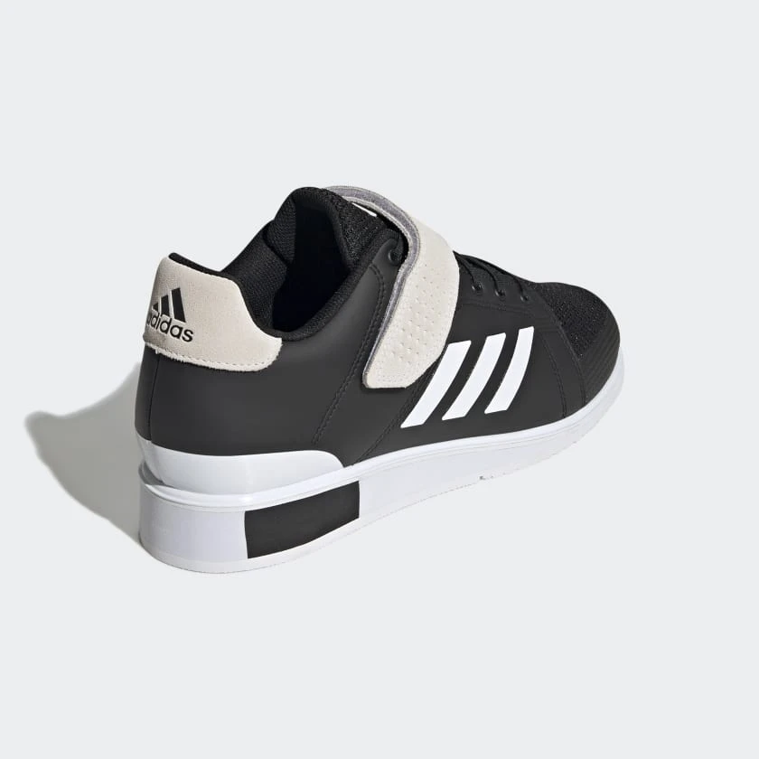 Adidas Power Perfect 3 Weightlifting Shoes - Black/White 7 Adidas Power Perfect 3 Weightlifting Shoes - Black/White - Image 6