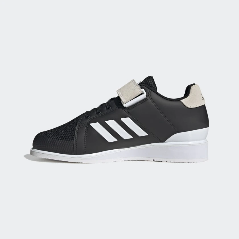 Adidas Power Perfect 3 Weightlifting Shoes - Black/White 8 Adidas Power Perfect 3 Weightlifting Shoes - Black/White - Image 7