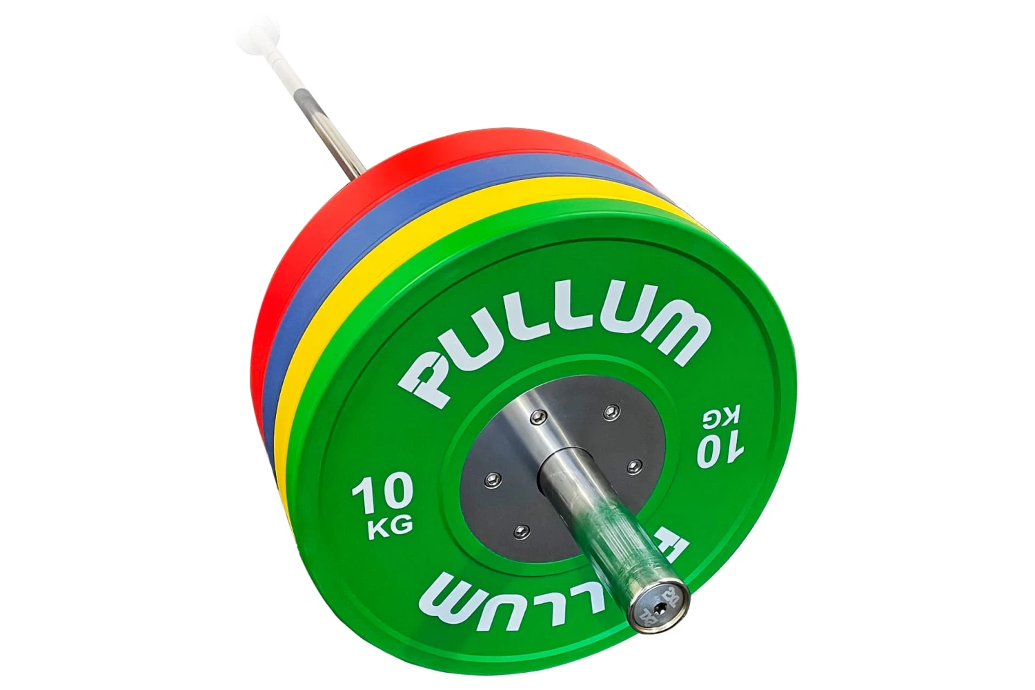 Pullum Branded Coloured Competition Weightlifting Disc Set 4 Pullum Branded Coloured Competition Weightlifting Disc Set - Image 2