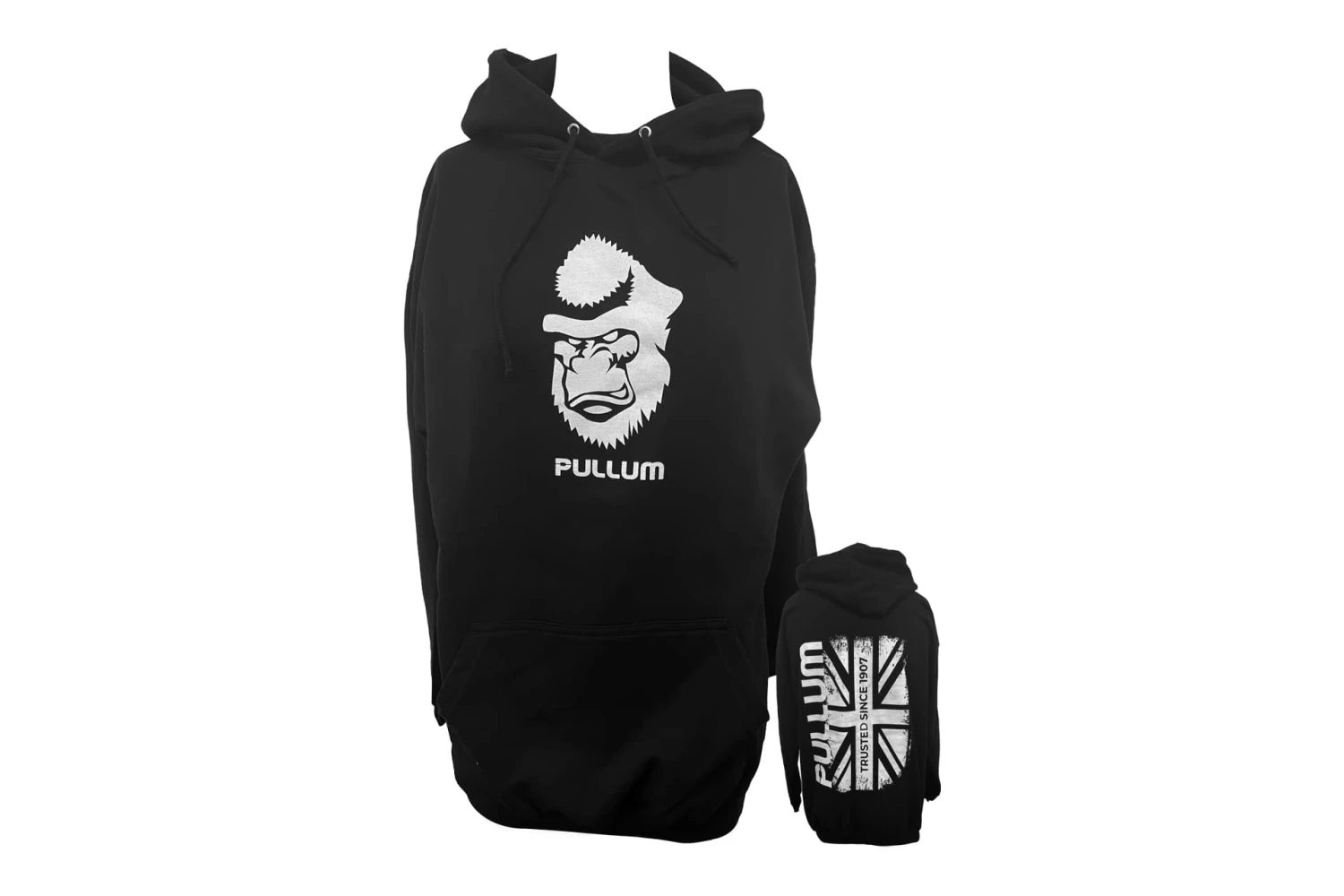 Pullum Hoodie With Gorilla Silhouette - Black 3 Pullum Hoodie With Gorilla Silhouette - Black