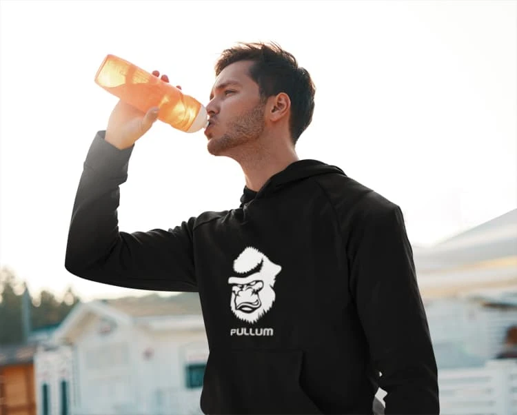 Pullum Hoodie With Gorilla Silhouette - Black 4 Pullum Hoodie With Gorilla Silhouette - Black - Image 2