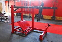Pullum Pro-D Pendulum Squat 24 Pullum Pro-D Pendulum Squat -Pullum Red Pendulum Squat Machine UK
