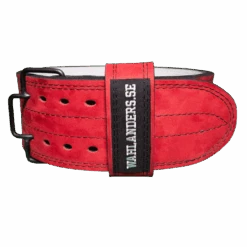 Wahlander Powerlifting IPF Approved Belt - Soft 16 Wahlander Powerlifting IPF Approved Belt - Soft -Pullum RedSuede1