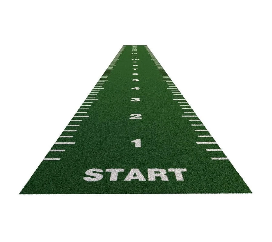 Gym Turf - Sled Track With Markings 3 Gym Turf - Sled Track With Markings